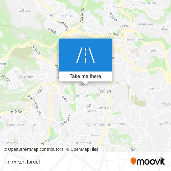 רבי אריה map