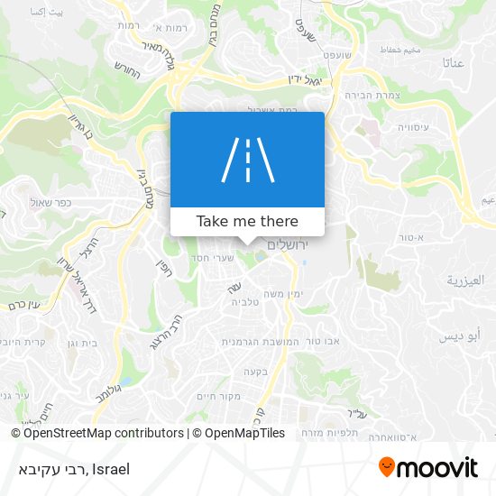 רבי עקיבא map