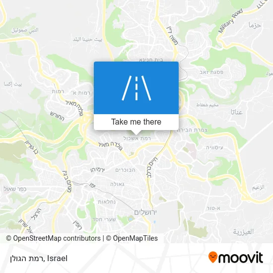Карта רמת הגולן