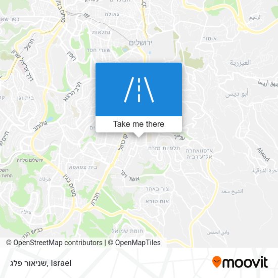 שניאור פלג map