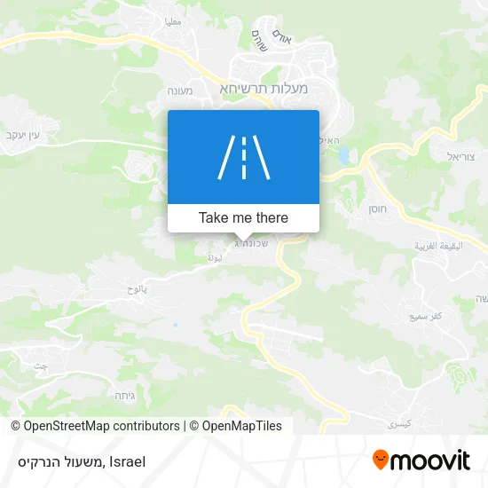 Карта משעול הנרקיס