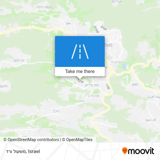 Карта משעול ורד