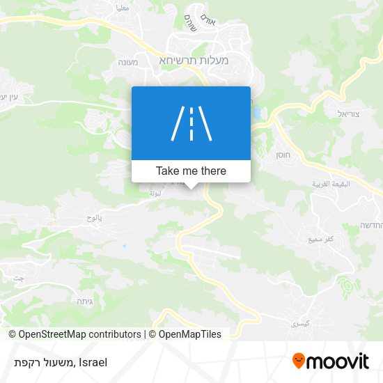 משעול רקפת map