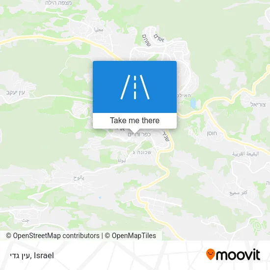 Карта עין גדי