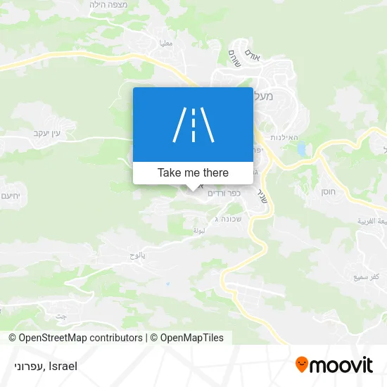 Карта עפרוני