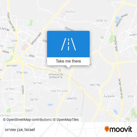 אבן שפרוט map