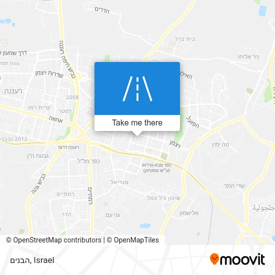 הבנים map