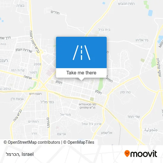 Карта הכרמל
