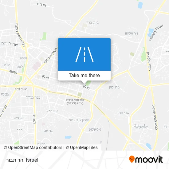 Карта הר תבור