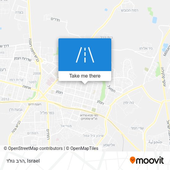 הרב גולד map