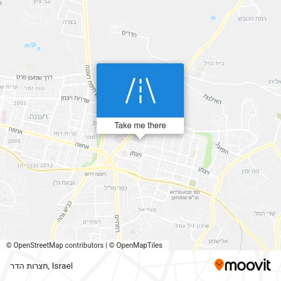 Карта חצרות הדר