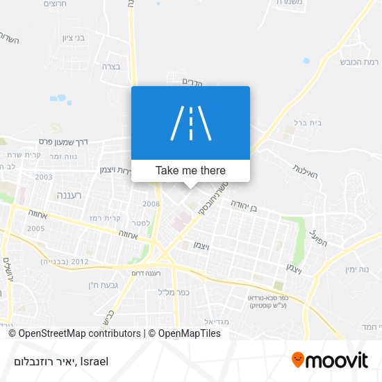 יאיר רוזנבלום map