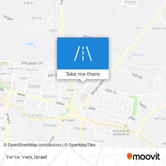 מאיר אריאל map