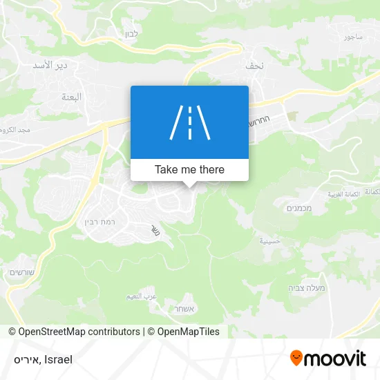 Карта איריס