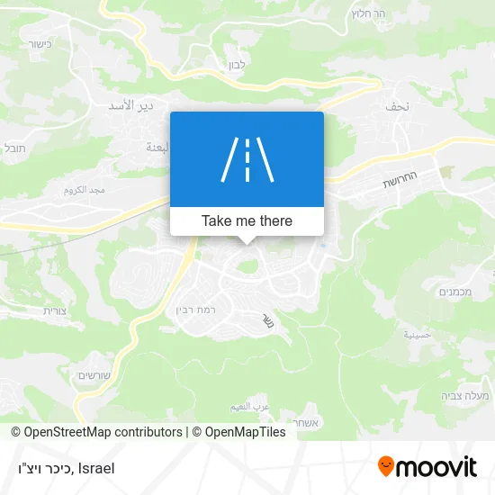 Карта כיכר ויצ"ו