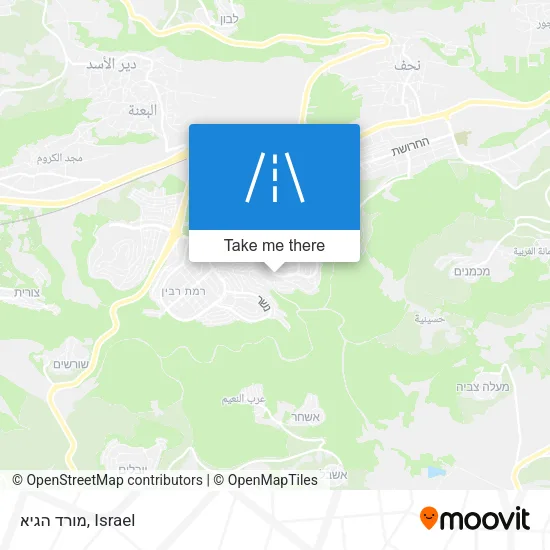 Карта מורד הגיא