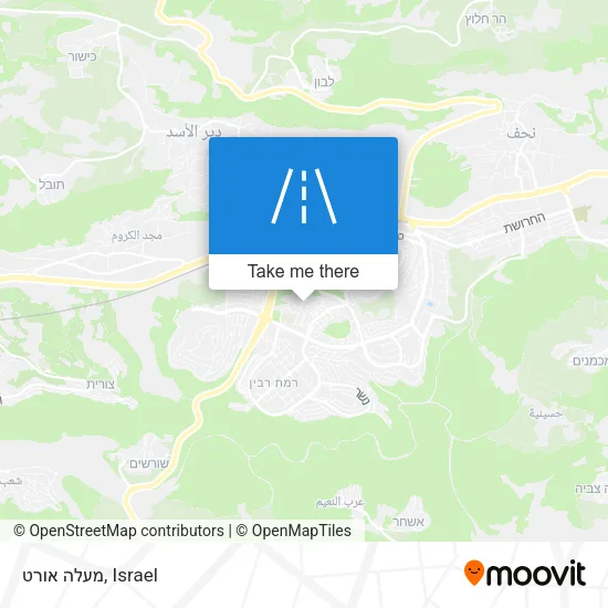 Карта מעלה אורט