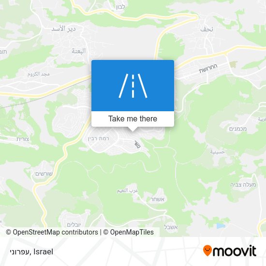 Карта עפרוני