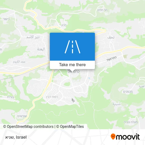Карта שגיא