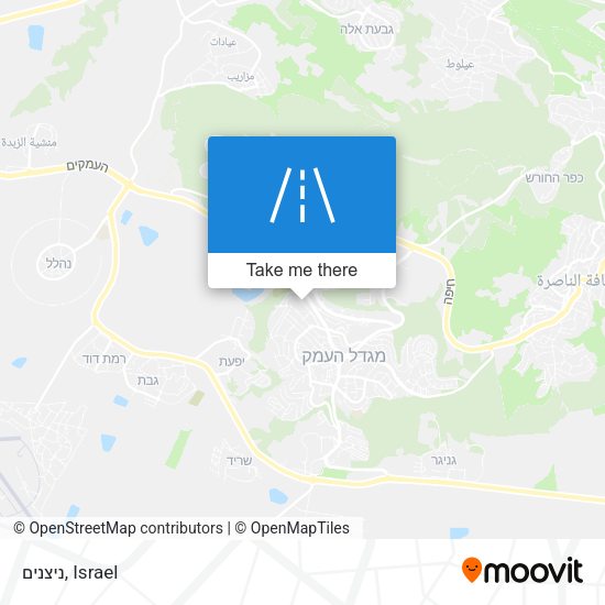ניצנים map