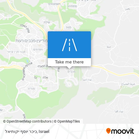 כיכר יוסף יקותיאל map