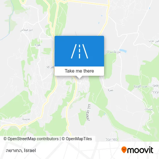 Карта החורשה