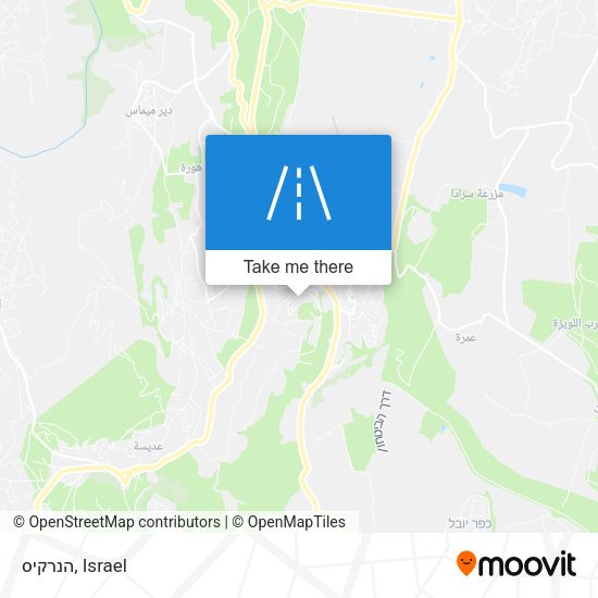 הנרקיס map
