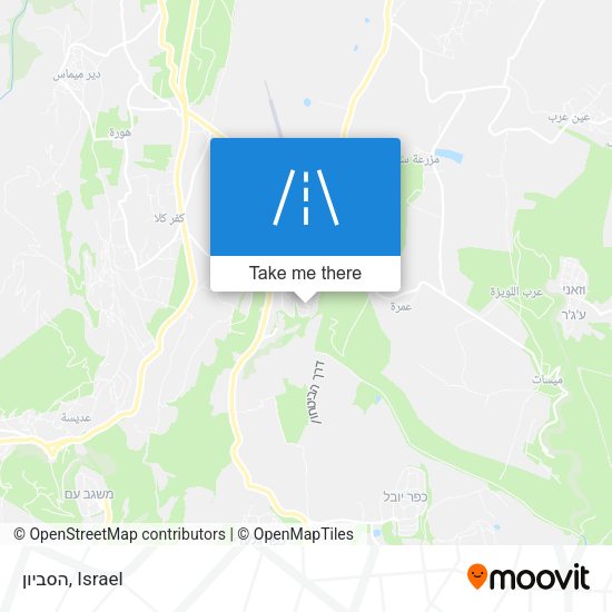 הסביון map