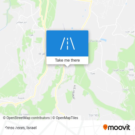 מצפה נפתלי map