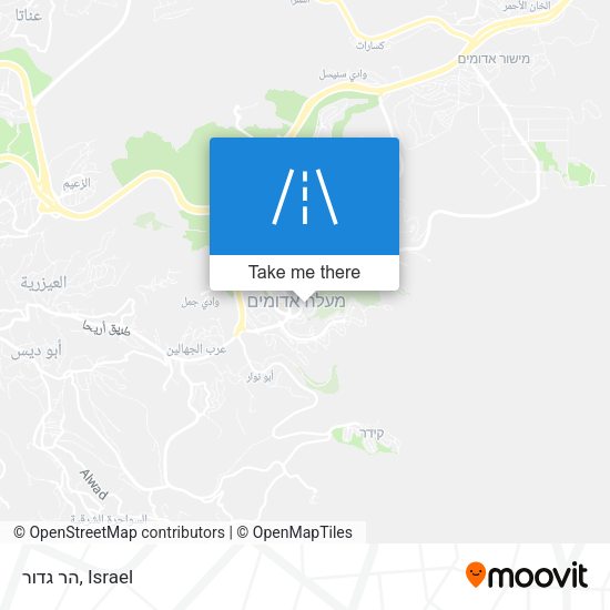 הר גדור map