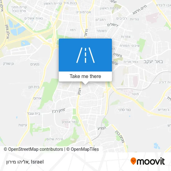 Карта אליהו מירון