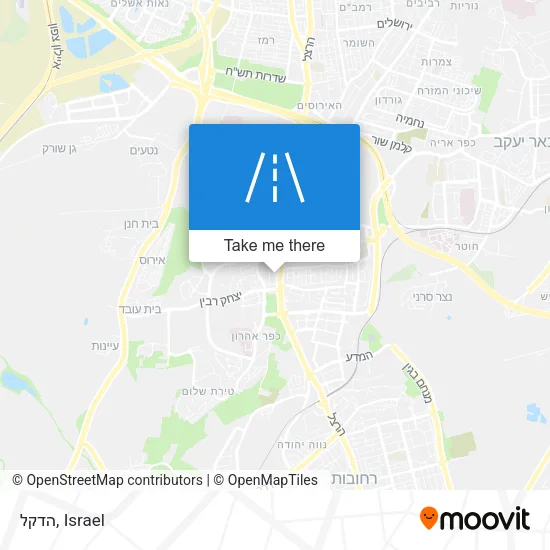 הדקל map