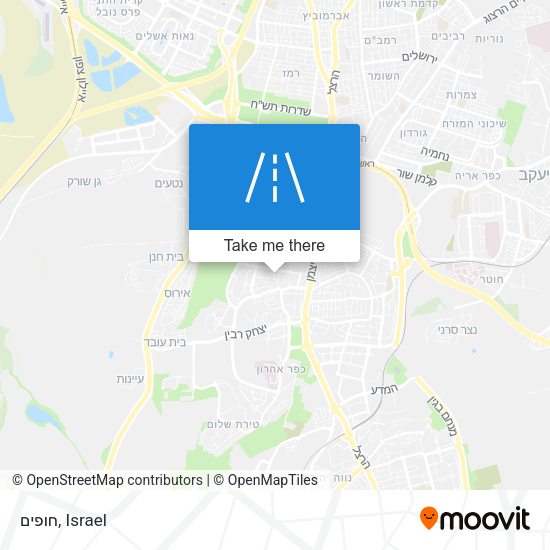 חופים map