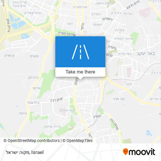 מקוה ישראל map