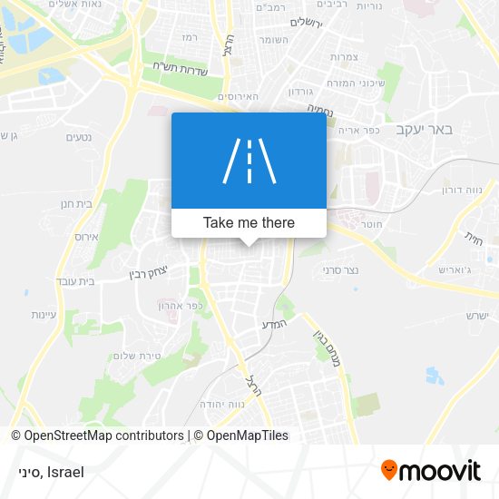 Карта סיני
