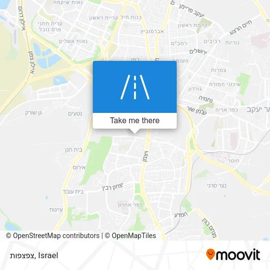 Карта צפצפות