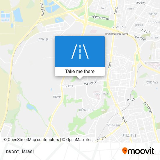 רחבעם map