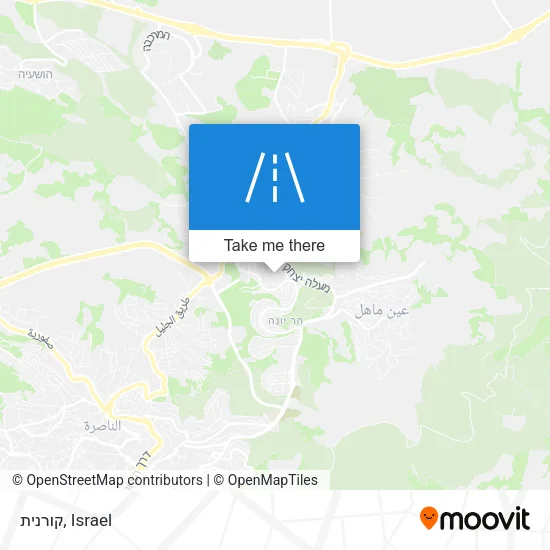 Карта קורנית