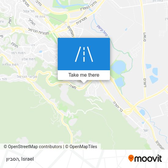 הסביון map