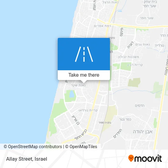 Allay Street map
