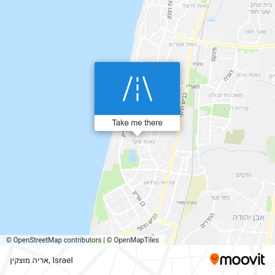 אריה מוצקין map