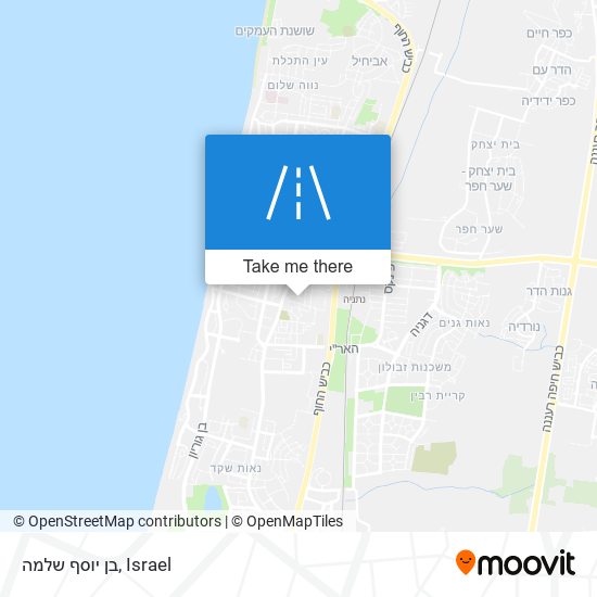 בן יוסף שלמה map