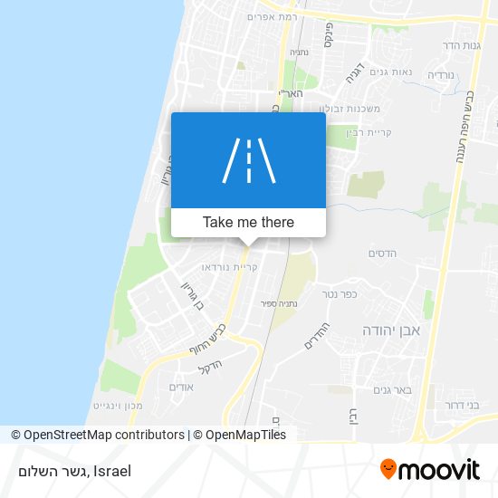 גשר השלום map