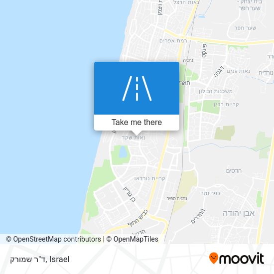ד"ר שמורק map