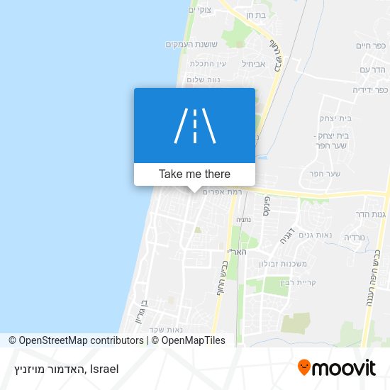 האדמור מויזניץ map