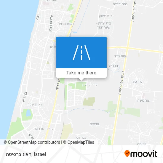 Карта האוניברסיטה