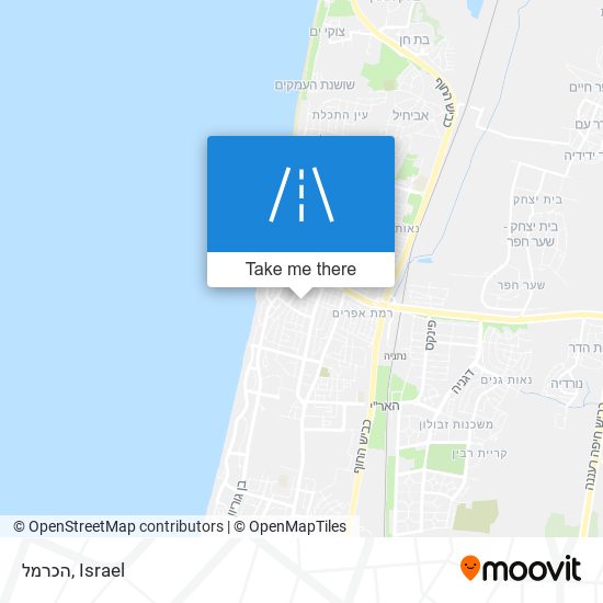 הכרמל map