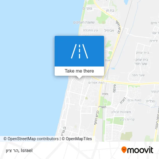 Карта הר ציון