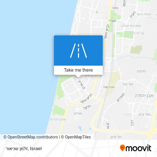 Карта זלמן שניאור