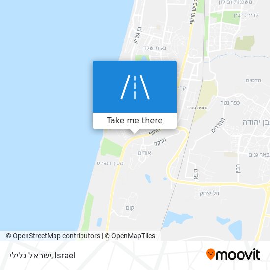 Карта ישראל גלילי
